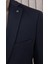 Erkek Likralı Beli Ipli Slim Fit Mono Yaka Takım Elbise 4