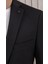 Erkek Likralı Beli Ipli Slim Fit Mono Yaka Takım Elbise 6