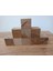 Doğal Ahşap Puzzle Blok, 3'lü Kare Set, Eğlenceli ve Güvenli Oyuncak Bej Renk 3