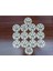 Ahşap Bebek Aylık Kart Seti, 14 Adet, 10 cm, Bej, 0-1 Yaş, Fotoğraf için ideal 4