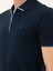 Erkek Lacivert Slim Fit Polo Yaka T-shirt 50284294-VR033 7