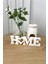 Home Yazılı Dekoratif Biblo - Beyaz 22X6 cm 1