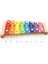 Wooden Toys Eğitici Ahşap Ksilofon 8 Nota 8 Ton 25 cm 8 Tuşlu Sesli Selefon Oyuncak 1