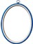 Mavi Renk Plastik Oval Pano Kasnak - Nakış Kasnağı 5'li Set 2