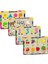 Ahşap Eğitici Puzzle Meyve Sebze Sayılarli 4’lü Set, Çocuklar İçin Eğlenceli Öğrenme 1
