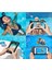 Mor su geçirmez balonlu telefon kılıfı, su altı kullanımı ve koruma için ideal, 3+ yaş. 4