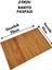 Bambu Kaydırmaz Tabanlı Banyo Paspası 70x45cm, şık ve güvenli kullanım sağlar 1