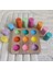 Montessori Eşleştirme Tablalı Silindir Seti - 9 Renk 6