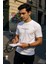 Erkek Slim Fit Enjeksiyon Baskılı Pamuklu T-Shirt 4