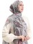 Karaca Desenli Cotton Şal 82001-06 Vizon Kiremit 2