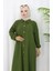Çıtçıtlı Tunik Pantolon Ikili Takım 0097-08 Haki 5