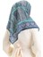 Karaca Desenli Cotton Eşarp 81091-01 Lacivert Saks 3