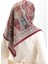 Karaca Desenli Kupra Eşarp 81093-07 Bordo Sarı 4