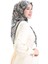 Karaca Desenli Cotton Eşarp 81094-03 Siyah Yeşil 3