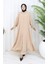 Çıtçıtlı Tunik Pantolon Ikili Takım 0097-04 Bej 1