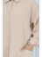 Çıtçıtlı Tunik Pantolon Ikili Takım 0097-04 Bej 5