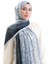 Karaca Desenli Cotton Şal 82003-02 Bebek Mavisi Lacivert 1