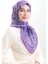Etnik Desen Soft Eşarp 90201-08 Eflatun 1