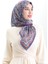 Etnik Desen Soft Eşarp 90201-06 Saks 2