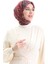 Karaca Desenli Cotton Eşarp 81094-06 Bordo 1