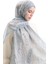 Karaca Desenli Cotton Şal 82001-02 Açık Mavi Vizon 1