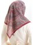 Karaca Desenli Cotton Eşarp 81095-02 Bordo 4