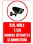35 x 50 Özel Mülk 7/24 Kamera Sistemi ile Izlenmektedir Folyo Baskı Sticker Uyarı Levhası 1