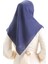 Madame Mary Fransız Vual Eşarp 19098-05 Lacivert 3