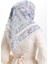 Karaca Desenli Cotton Eşarp 81094-01 Lila Somon 4