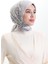 Karaca Desenli Cotton Eşarp 81094-02 Pudra Krem 1