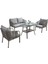 Artemis Rattan Bahçe Balkon Oturma Grubu (2+1+1+S) 1
