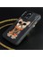 iPhone 15 Pro Uyumlu 3D Gözlük Zincir Köpek Detaylı Nakış İşlemeli Kabartmalı Cool Glasses Kılıf 5