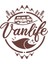 Vanlife Karavan Sticker 17X17 cm Kahverengi 1