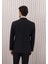 Erkek Slim Fit Sivri Yaka Yelekli Takım Elbise 7