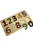 Renkli Dinozor ve Rakamlar Puzzle, Eğitici ve Montessori Öğrenme Seti, 10 parça, 3+ yaş 7