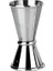 2’li Çelik-Jigger 15/30 ml Kokteyl Ölçü Kabı Paslanmaz Çelik 1