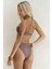 Balisya Tek Omuz Asimetrik Kahve Bikini Üstü 4