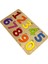 Renkli Gökkkuşağı Rakamlar Puzzle, Öğrenme ve Eğitici Set, 10 Parça, 3+ Yaş 4