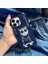 iPhone 15 Pro Uyumlu 3D Gözlük Zincir Handsome Kedi Nakış İşlemeli Kabartmalı Cool Glasses Kılıf 5