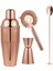 Bar Seti Bakır Kokteyl Set - Barmen Seti - 700 Shaker - 2/4 Jigger-Bakır Süzgeç-Bakır Kaşık 1