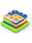 Çocuklar için renkli ahşap geometrik puzzle, eğlenceli ve öğretici oyun 2