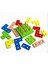Çocuklar için renkli ahşap geometrik puzzle, eğlenceli ve öğretici oyun 4
