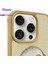 iPhone 15 Pro Max Uyumlu 3D Gözlük Zincir Rich Kedi Nakış İşlemeli Kabartmalı Cool Glasses Kılıf 4