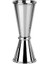 İkili Çelik Ölçek-Jigger 25/50 ml Kokteyl Ölçü Kabı Paslanmaz Çelik 1