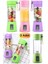 3 Adet Smoothie & Meyve Suyu Ice Coffee Milkshake Yapan Mixer 380 ml Detox Mixer Taşınabilir Shaker 2
