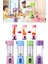 3 Adet Smoothie & Meyve Suyu Ice Coffee Milkshake Yapan Mixer 380 ml Detox Mixer Taşınabilir Shaker 5