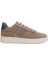 2196-DAKIRS Anatomik Tabanlı Erkek Keten Kumaşlı Sneakers Ayakkabı - NKT02196-KUM-43 4