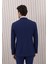 Erkek Likralı Slim Fit Sivri Yaka Yelekli Takım Elbise 6