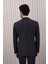 Erkek Likralı Slim Fit Sivri Yaka Yelekli Takım Elbise 6