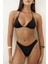 Samudra Halka Detaylı Siyah Bikini Üstü 3